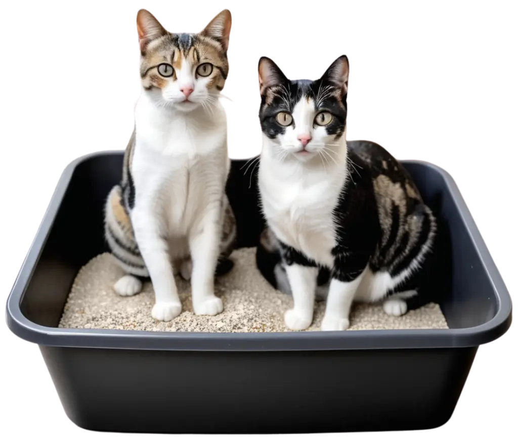 Sepicat premium cat litter packs with a happy cat