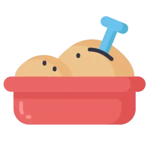Clumping cat litter icon